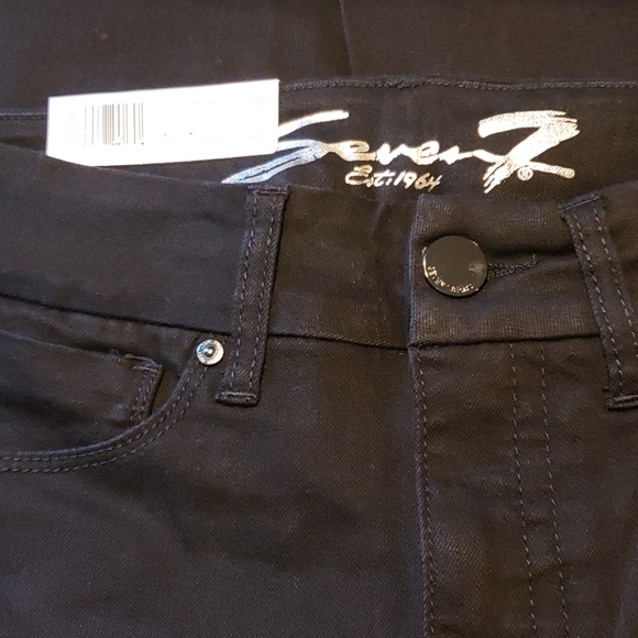 NWT Seven7 High Rise Skinny Black Tummyless - Picture 10 of 10